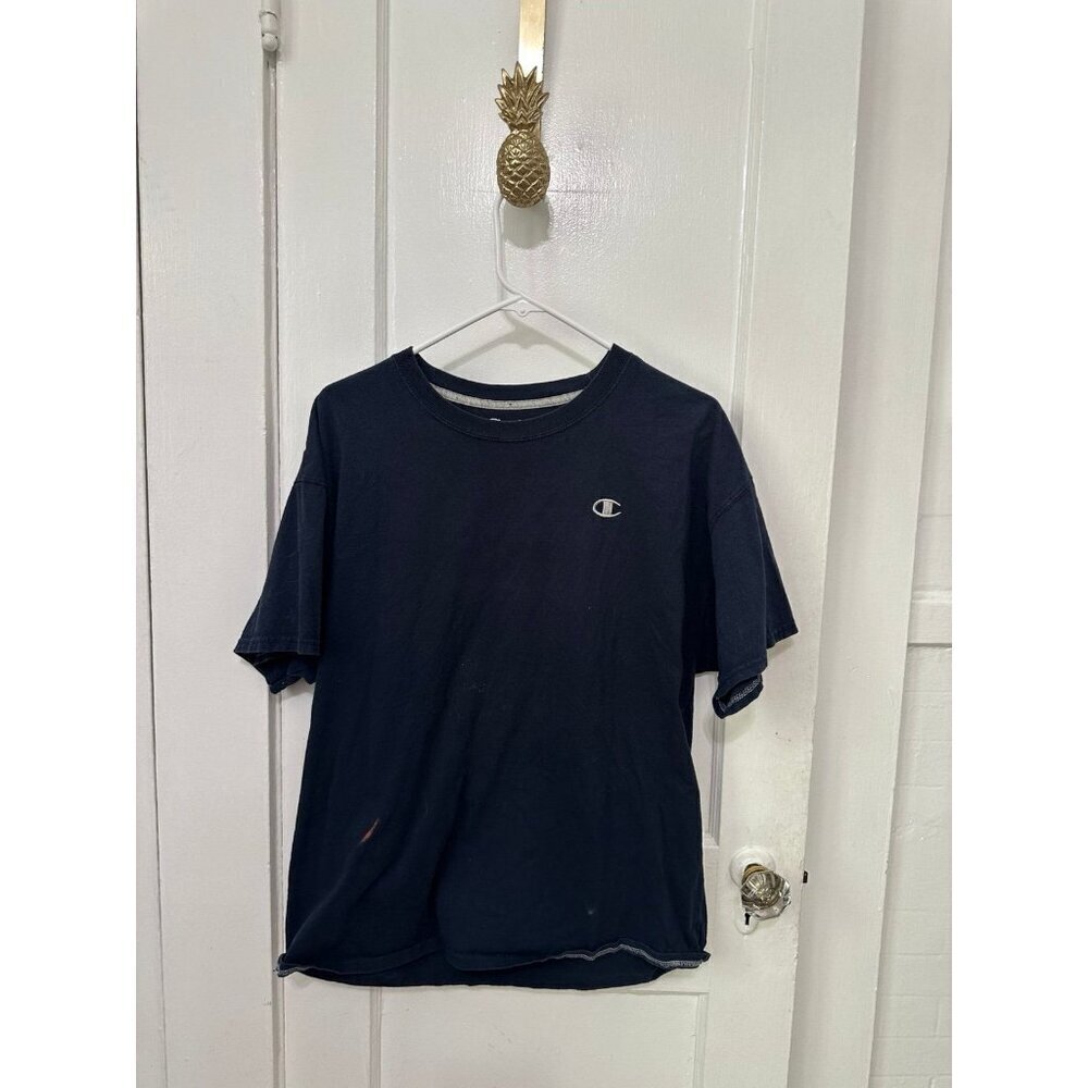 Champion authentic men’s size X – large dark blue T-shirt
